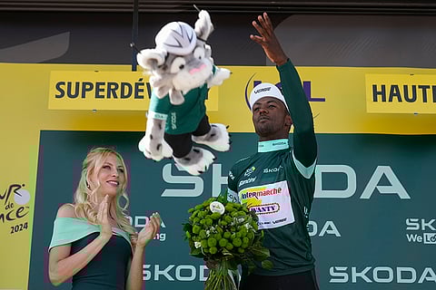 Best sprinter Eritrea's Biniam Girmay